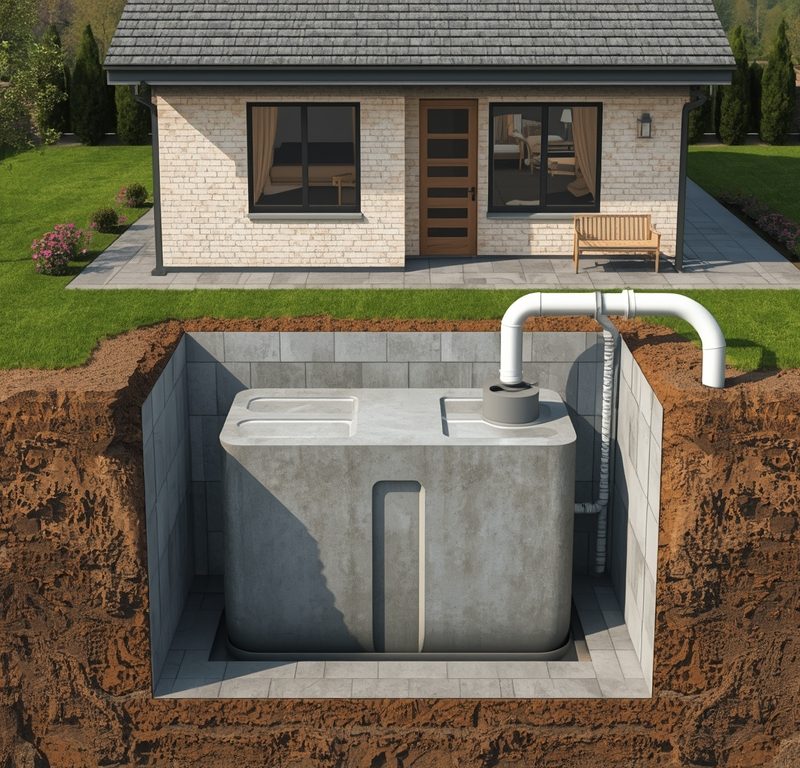 Kompleksowy poradnik poświęcony wyboru, prawidłowego posadowienia oraz świadomego korzystania z zbiornika betonowego